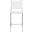 Bahari Woven Counter Stool in White and Silver