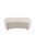 Bailey Boucle Flip Top Storage Bench In Cream