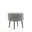 Bailey Ottoman In Sage Green with Black Feet