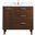 Baldwin 36 Inch Bathroom Vanity In Walnut With Backsplash