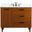 Baldwin 42 Inch Bathroom Vanity In Teak With Backsplash