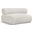 Bale Chenille Fabric Modular Chair In Cream