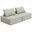 Bales Modular Loveseat In Taupe