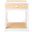 Bali 1 Drawer 1 Shelf Nightstand in White and Natural