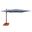 Bali 10' Square Umbrella with Cross Bar Stand In Cast Ocean