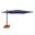 Bali 10' Square Umbrella with Cross Bar Stand In Sky Blue