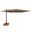 Bali 10' Square Umbrella with Cross Bar Stand In Taupe