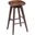 Bali 29 Inch Backless Swivel Bar Stool In Cappuccino