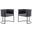 Cosmopolitan Dining Chair In Black (Set of 2)