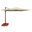 Bali Pro 10' Square Starlight Umbrella with Cross Bar Stand In Antique Beige