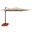 Bali Pro 10' Square Starlight Umbrella with Cross Bar Stand In Beige