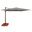 Bali Pro 10' Square Starlight Umbrella with Cross Bar Stand In Cast Silver