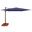 Bali Pro 10' Square Starlight Umbrella with Cross Bar Stand In Sky Blue