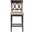 Balin Brown Double X Back Counter Height Chair Set Of 2