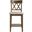 Balin Gray X Back Counter Height Chair Set of 2