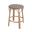 Ballito 24.5" Oval Rattan Counter Stool In Brown and Orange