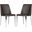 Baltic Side Chairs Set of 2 In Brown