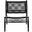 Bandelier Accent Chair In Black