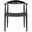 Bandelier Black Arm Chair