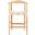 Bandelier Counter Stool in Natural and White