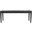 Bandelier Leather Weave Bench In Black