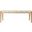 Bandelier Natural Leather Weave Bench