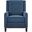 Banks Push Back Reclining Chair In Blue