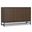 Banting Solid Hardwood 3 Door Sideboard Buffet In Walnut Brown