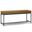 Banting Solid Hardwood Mid Century Wide Desk In Medium Saddle Brown