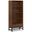 Banting Solid Wood Mid Century Bookcase In Walnut Veneer