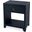 Bar Harbor Raffia 1 Drawer Nightstand In Navy Blue