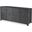 Bar Harbor Raffia 4 Door 70 Inch Sideboard In Charcoal