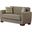 Barato Upholstered Convertible Loveseat with Storage In Light Brown