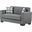 Barato Upholstered Convertible Loveseat with Storage In Gray