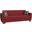 Barato Upholstered Convertible Sofabed with Storage In Burgundy