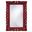 Barcelona Mirror In Glossy Burgundy