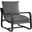 Barcelona Sling Chair In Charcoal