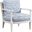 Barclay Butera Upholstery Splashes Chair In Sky Blue