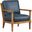 Barclay Butera Upholstery Splashes Leather Chair 01-5304-11-LL-40
