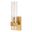 Bari 13 InchH Wall Light In Satin Brass