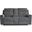 Barnsana Power Reclining Loveseat with Console In Gravel