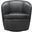 Barolo Swivel Club Chair In Grey
