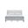 Baron King Platform Bed In White