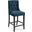 Baronet Azure Tufted Button Upholstered Fabric Counter Stool EEI-3739-AZU