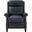 Barrett Power Recliner With Power Head Rest In Barone Navy Blue