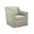 Featured Upholstery Barrier Swivel Chair In Beige