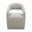 Barrow Rolling Dining Chair In Grey Storm