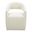 Barrow Rolling Dining Chair In White Mist