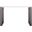Bartholomew Scandinavian White and Gray Lacquer Console Table