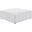 Bartlett Upholstered Fabric Ottoman In Ivory